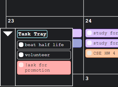 Task Tray